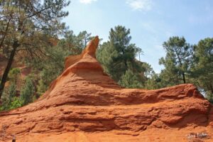 Ocre de roussillon dans le Vaucluse