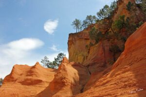 Les ocres de roussillon dans le Vaucluse