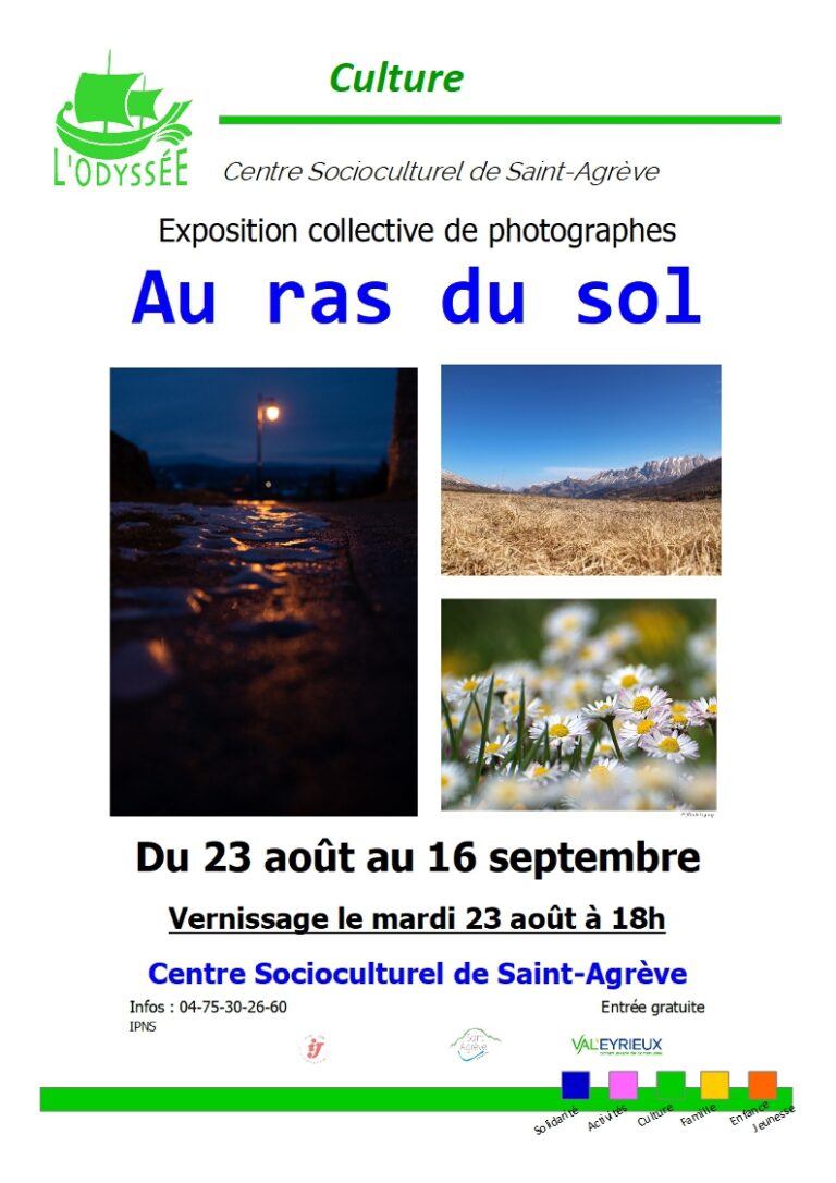 Exposition photos sur le thème Au ras du sol