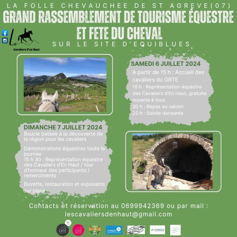 Stand photos à St Agrève à l'occasion de la Fête du Cheval