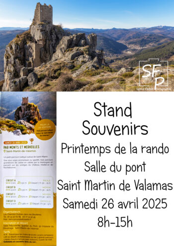 Stand Printemps de la Randonnée Saint Martin de Valamas
