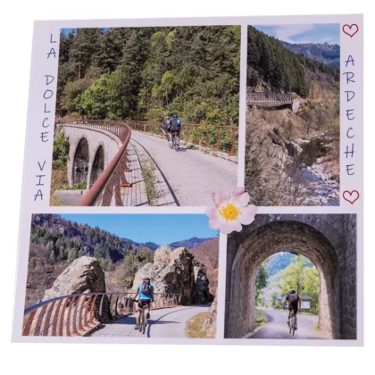 Carte postale carrée de La Dolce Via