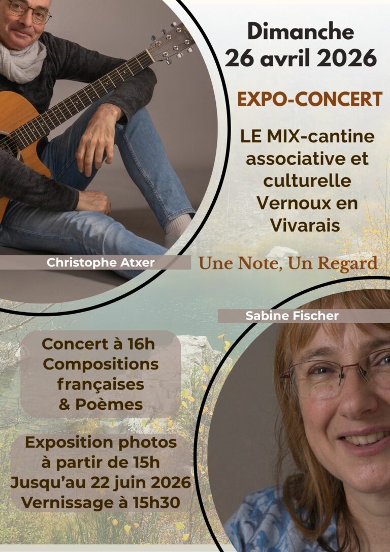 Affiche Expo-Concert du 26 avril 2026
