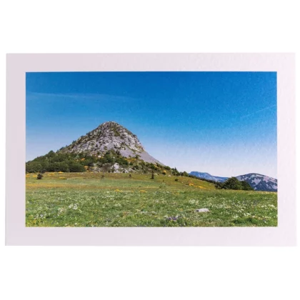 Carte rectangle texturée Mont Gerbier de Jonc