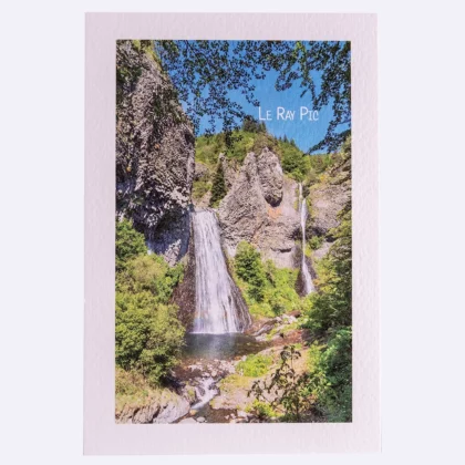 Carte rectangle texturée Ray Pic