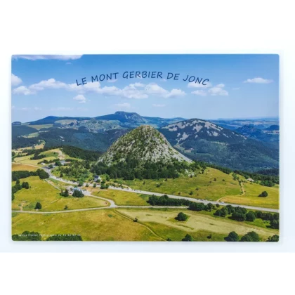 Set de table Mont Gerbier de Jonc, vue d'hélico